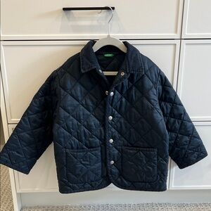 United Colors of Benetton Navy Quilted Kids Jacket